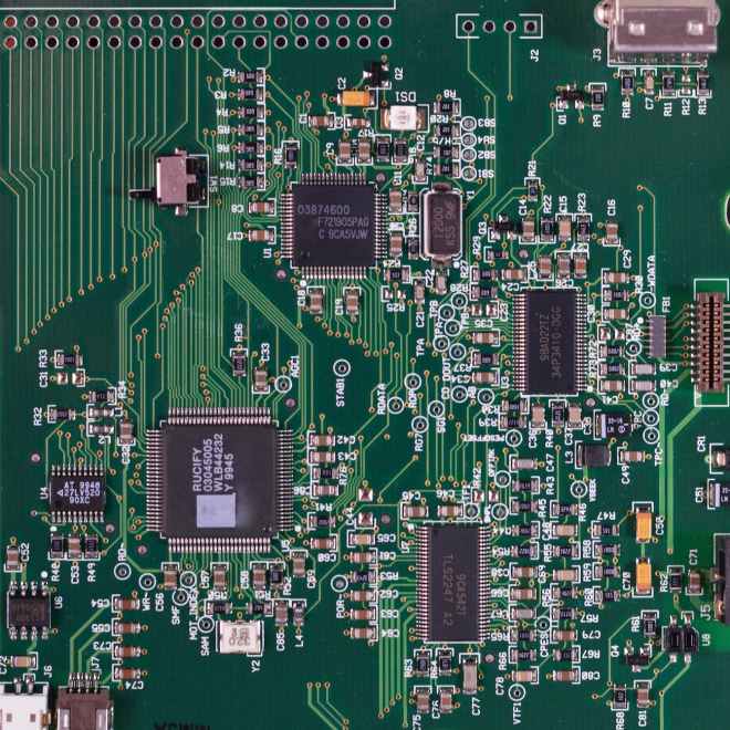 green circuit board